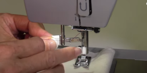 How to use an automatic needle threader